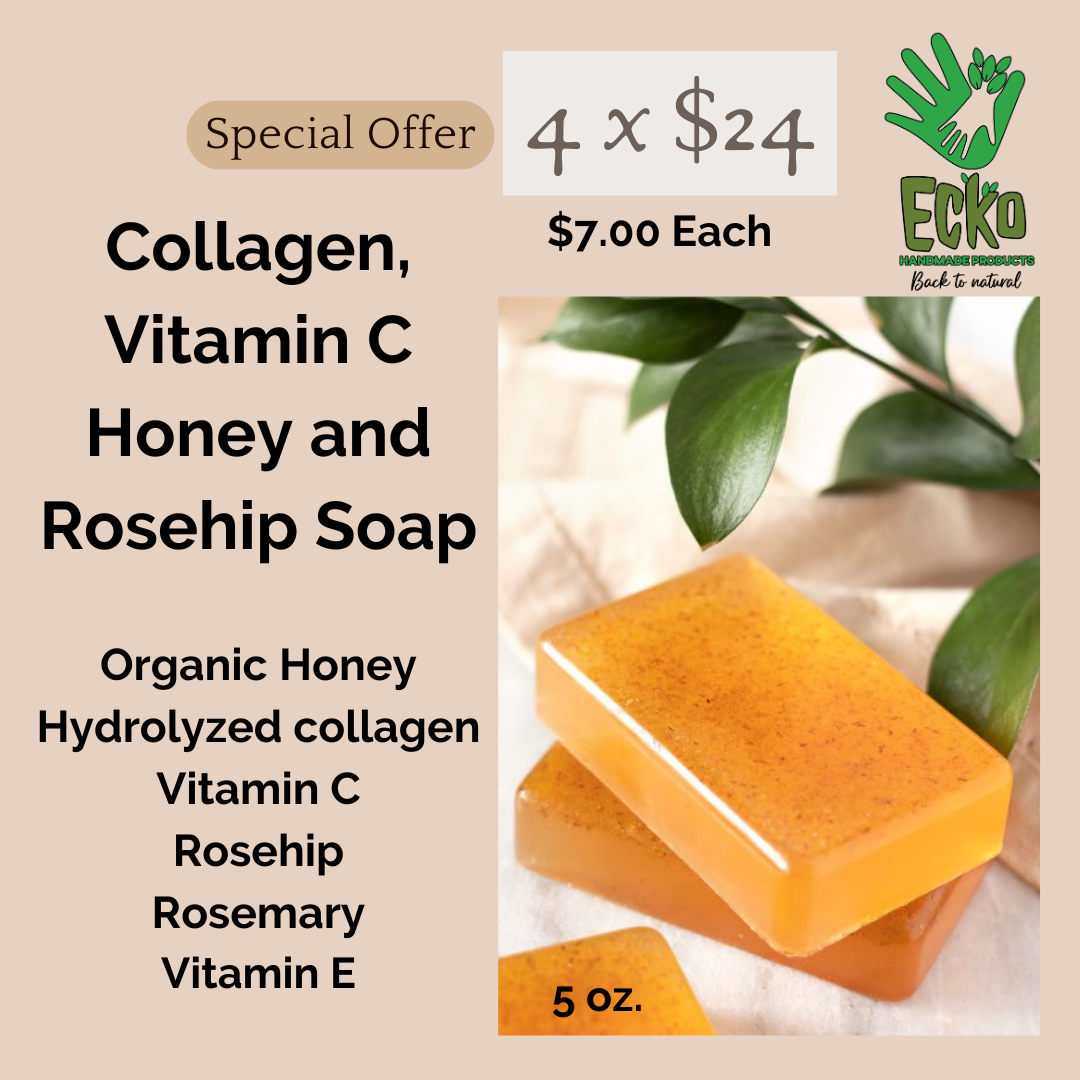 Collagen + Vitamin C + Honey Soap