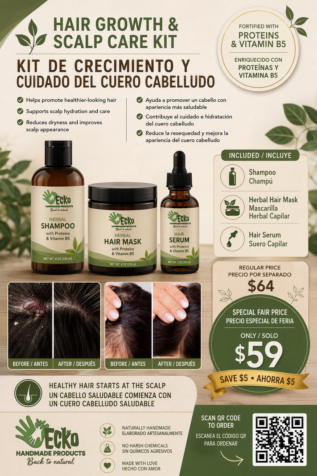 → I need care my scalp