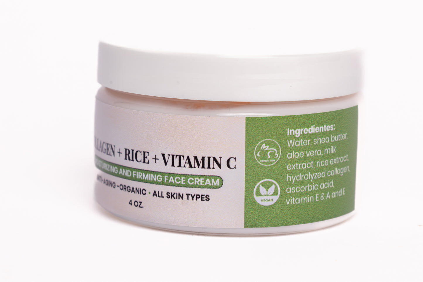 Moisturizing and Firming Face Cream  - Collagen + Rice+Vitamin C