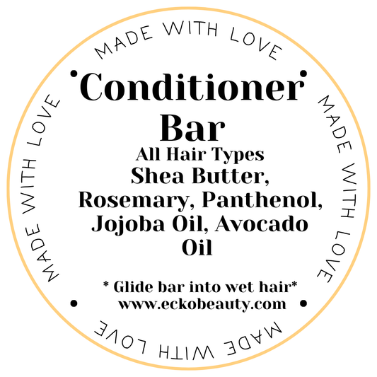 Conditioner Bar With Panthenol (Vitamin B5) & Avocado