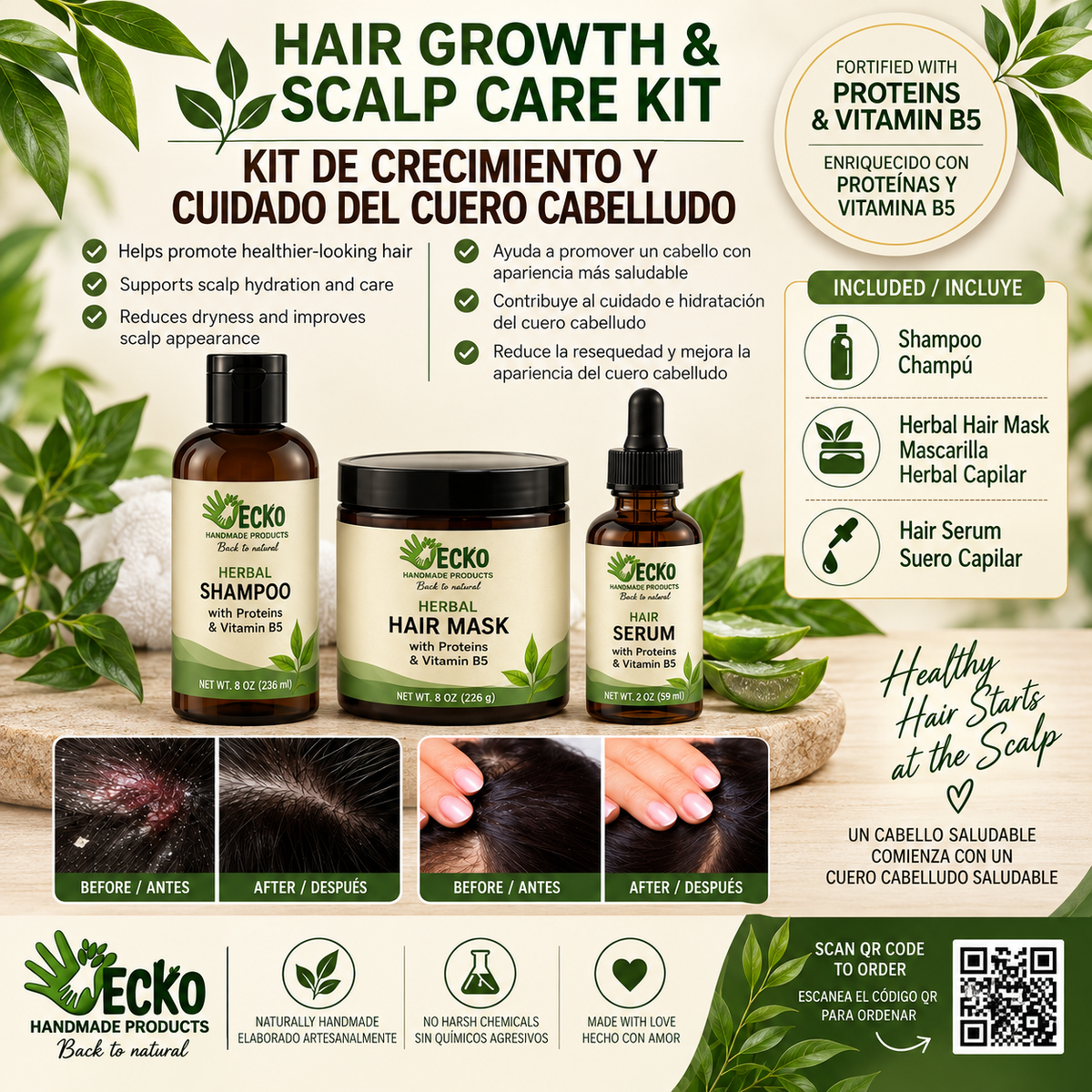 Hair Growth & Scalp Care Kit